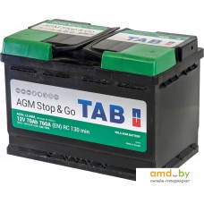 Автомобильный аккумулятор TAB Stop & Go AGM (70 А·ч) (213070)