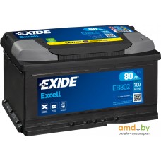 Автомобильный аккумулятор Exide Excell EB802 (80 А/ч)