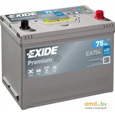 Автомобильный аккумулятор Exide Premium EA754 (75 А/ч)