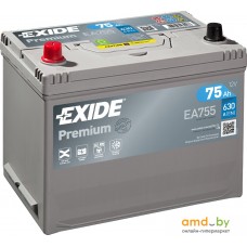 Автомобильный аккумулятор Exide Premium EA755 (75 А/ч)