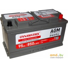 Автомобильный аккумулятор Dynamatrix AGM DEK950 850A (95 А·ч)