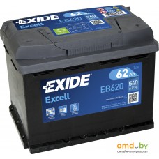 Автомобильный аккумулятор Exide Excell EB620 (62 А·ч)