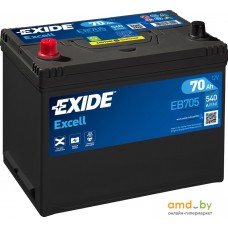 Автомобильный аккумулятор Exide Excell EB705 (70 А/ч)