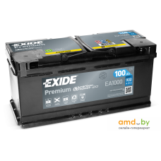 Автомобильный аккумулятор Exide Premium EA1000 (100 А/ч)