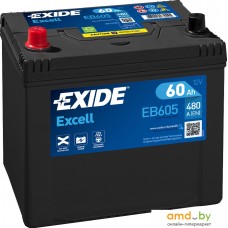 Автомобильный аккумулятор Exide Excell EB605 (60 А/ч)