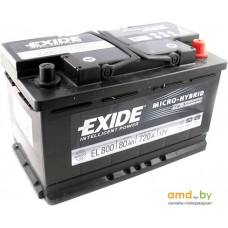 Автомобильный аккумулятор Exide ECM (80 А/ч)