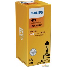 Галогенная лампа Philips H11 Vision +30% 1шт