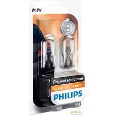 Галогенная лампа Philips W16W Vision 2шт [12067B2]