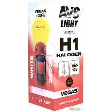 Галогенная лампа AVS Vegas H1 12V 55W 1шт [A78137S]