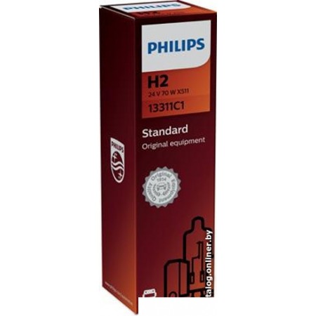 

Лампа накаливания Philips H2 Standart Truck 1шт, H2 Standart Truck 1шт