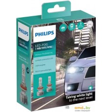 Светодиодная лампа Philips H8/H11/H16 Ultinon Pro5000 HL 2шт