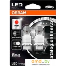 Светодиодная лампа Osram P27/7W LEDriving Gen3 Red 2шт