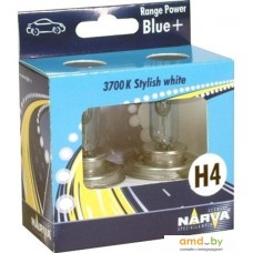 Галогенная лампа Narva H4 Range Power Blue+ 2шт [48677RPB]