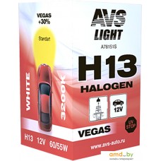 Галогенная лампа AVS Vegas H13 12V 60/55W 1шт [A78151S]