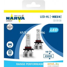 Светодиодная лампа Narva HB3/4 Range Performance LED 2шт