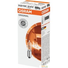 Лампа накаливания Osram H21W Metal Base 1шт