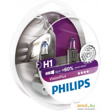 Галогенная лампа Philips H1 VisionPlus 2шт