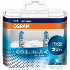 Галогенная лампа Osram H1 Cool Blue Intense 2шт [64150CBI-HCB]