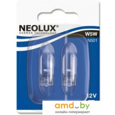 Галогенная лампа Neolux W5W Standart 2шт [N501-02B]