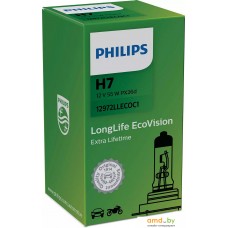 Галогенная лампа Philips H7 LongLife EcoVision 1шт [12972LLECOC1]