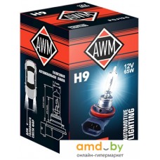 Галогенная лампа AWM H9 12V 65W PGJ19-5 1шт