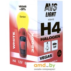 Галогенная лампа AVS Vegas H4 12V 60/55W 1шт [A78141S]