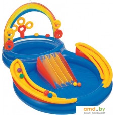 Надувной бассейн Intex Rainbow Ring Play Center 297x193x135 (57453)