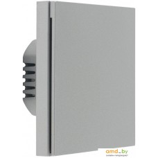 Выключатель Aqara Smart Wall Switch H1 одноклавишный с нейтралью (серый)