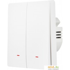 Выключатель Hommyn zigbee 2 клавиши SWZBNN02W (без нейтрали)