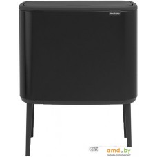 Мусорное ведро с разделителем Brabantia Bo Touch Bin 3x11 л (черный матовый)