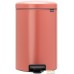 Мусорное ведро Brabantia Pedal Bin NewIcon 20 л (терракотовый). Фото №1