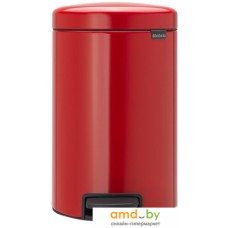 Мусорное ведро Brabantia Pedal Bin NewIcon 12 л (пламенно-красный)