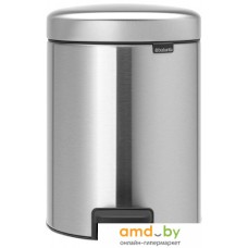 Мусорное ведро Brabantia Pedal Bin NewIcon 3 л (стальной матовый)