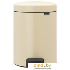 Мусорное ведро Brabantia Pedal Bin NewIcon 5 л (миндальный)