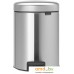 Мусорное ведро Brabantia Pedal Bin NewIcon 5 л (стальной матовый). Фото №1