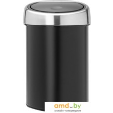 Мусорное ведро Brabantia Touch Bin 3 л (черный/стальной)