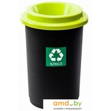 Мусорное ведро Plafor Eco Bin 50 л (черный/зеленый)