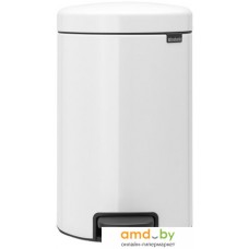 Мусорное ведро Brabantia Pedal Bin NewIcon с корзиной 12 л (белый)