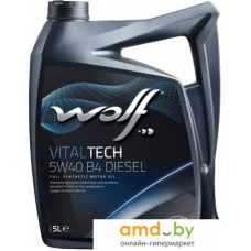 Моторное масло Wolf VitalTech 5W-40 B4 Diesel 5л