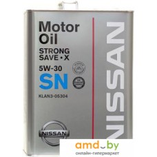 Моторное масло Nissan Strong Save X 5W-30 SN (KLAN3-05304) 4л