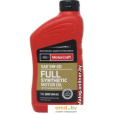 Моторное масло Ford Motorcraft 5W-20 Full Synthetic 946мл