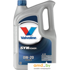 Моторное масло Valvoline SynPower JL C5 0W-20 5л