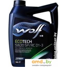 Моторное масло Wolf EcoTech 5W-20 SP/RC D1-3 4л