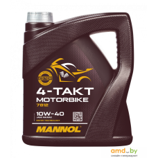 Моторное масло Mannol Motorbike 4-Takt 10W-40 4л