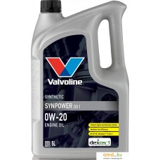 Моторное масло Valvoline SynPower DX1 0W-20 5л