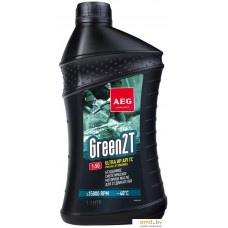 Моторное масло AEG Lubricants Green HP 2T API TC (зеленый) 1л