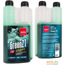 Моторное масло AEG Lubricants Green HP 2T API TC дозатор (зеленый) 1л