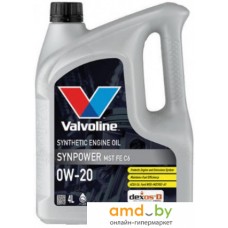 Моторное масло Valvoline SynPower MST FE C6 0W-20 4л