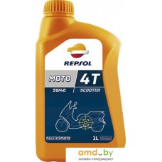 Моторное масло Repsol Moto Scooter 4T 5W-40 1л