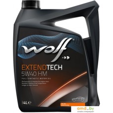 Моторное масло Wolf ExtendTech 5W-40 HM 4л